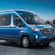 LDV Maxus Deliver 9 - official photo of minibus version, blue, front view, 2020