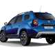 Blue 2020 Dacia Duster SE Twenty rear three-quarter