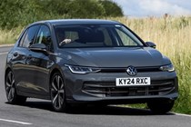 Best-selling cars in the UK 2024: Volkswagen Golf, front three-quarter cornering, grey paint