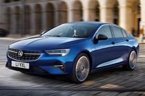 2020 Vauxhall Insignia, front three-quarter view, driving