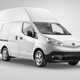 Nissan e-NV200 Bevan Group Voltia high-volume conversion, front view, white, 2020