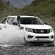 Nissan Navara Off-Roader AT32 2020 - splashing through water, white