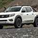 Nissan Navara Off-Roader AT32 2020 - side view, white, hill