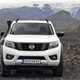 Nissan Navara Off-Roader AT32 2020 - dead-on front view, white