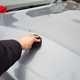 Bilt Hamber Double Speed Wax applied to bonnet of Volvo