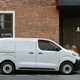 Citroen e-Dispatch electric van - side view, white, charging in the street, 2020