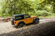 Jeep Wrangler fording rear