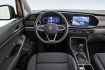 VW Caddy Life, 2020-2021, dashboard, steering wheel, MIB, digital dials