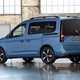 VW Caddy Life, 2020-2021, rear view, blue