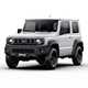 Suzuki Jimny light commercial vehicle, van, commercial 4x4, white, front view