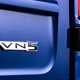 LEVC VN5 electric van - blue, VN5 rear badge, 2020