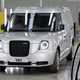 LEVC VN5 electric van based on London taxi - front view, silver, 2020