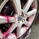 Gyeon Q2M Iron Wheel Cleaner agitating on Volvo wheel