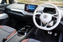 VW ID.4 dashboard and steering wheel