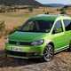 VW Caddy 3 - Cross Caddy, green, front view, off-road