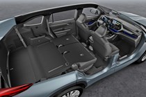 2021 Toyota Highlander cargo space cutaway