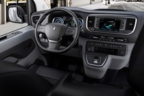 Peugeot e-Expert electric van - cab interior, 2020