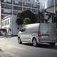 Peugeot e-Expert electric van - rear view, silver, driving, 2020