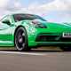 The best coupes to buy in 2024: Porsche 718 Cayman, front three quarter driving, green paint