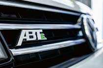 Volkswagen ABT eTransporter electric van - front eABT badge in grille, 2020