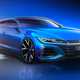 Blue 2020 Volkswagen Arteon Shooting Brake sketch