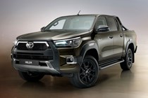 2020 Toyota Hilux facelift - new look, bigger engine, front view, Titan Bronze metallic