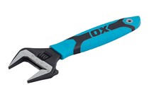 Ox Pro 200mm Extra Wide Jaw Adjustable Wrench