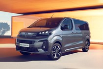 Best MPVs: Peugeot e-Traveller, front three quarter static, silver paint