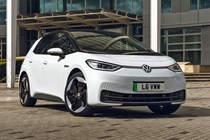 VW electric cars - ID.3, white, front view