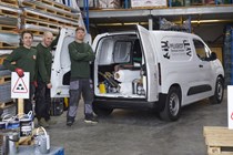 Peugeot Overload Indicator - Tradesman Challenge, green team with loaded van
