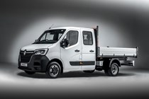 Renault Master ZE 2020 - double-cab tipper, front view, white