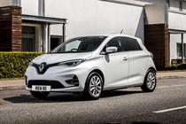 Renault Zoe Van - front view, white, 2020