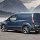 Ford Transit Connect Active, 2020, blue, rear view
