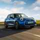 best small premium cars MINI cooper in blue