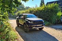 Ford Ranger Raptor long-term test review 2020 - looking suspicious among the lakehouses