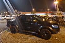 Ford Ranger Raptor long-term test review - parked at the Calais Eurotunnel terminal