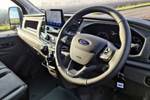 Ford Transit Trail - how does it compare with the Ranger Raptor? Steering wheel, dashboard, front interior