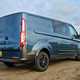 Ford Transit Custom Trail - how does it compare with the Ranger Raptor? Rear view, blue