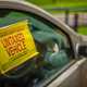 Untaxed vehicle notice on car window - Electric vehicle excise duty