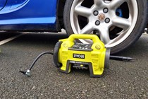 Ryobi One+ tyre inflator