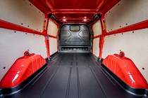 Ford Transit Custom Trail review, 2020, load space, rear doors