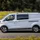 Ford Transit Custom Active review, 2020, DCiV, white, side view, driving