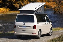 Volkswagen California Beach, 6.1, 2020, rear view, roof popped up