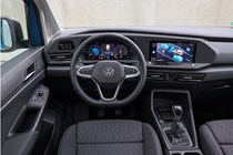 Volkswagen Caddy Cargo, 2020, steering wheel, dashboard, interior