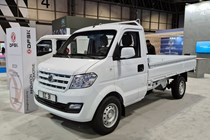 DFSK EC31 electric chassis cab at the 2021 CV Show