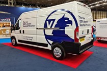 Vauxhall Movano-e at the 2021 CV Show