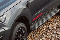 Ford Ranger Thunder review, 2020, side detail, engine