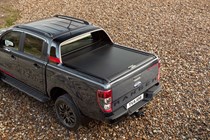 Ford Ranger Thunder review, 2020, load bed with roller top closed
