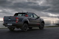 Ford Ranger Thunder review, 2020, rear view, road