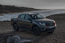 Ford Ranger Thunder review, 2020, front view, beach